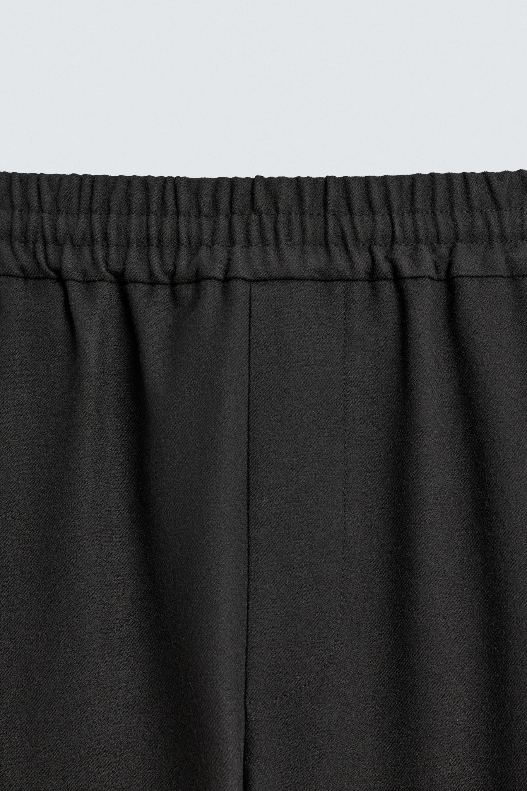 TEXTURED RELAXED FIT TROUSERS - Image 9