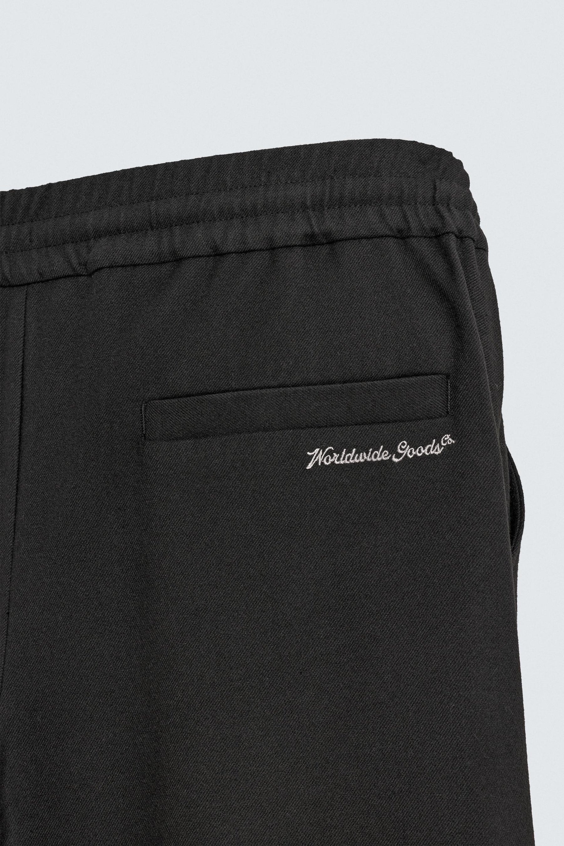 TEXTURED RELAXED FIT TROUSERS - Image 10