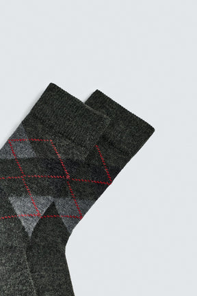 ARGYLE SOCKS WITH WOOL - Image 3