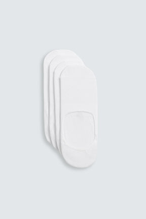 BASIC PACK OF 4 NO-SHOW SOCKS - Image 1