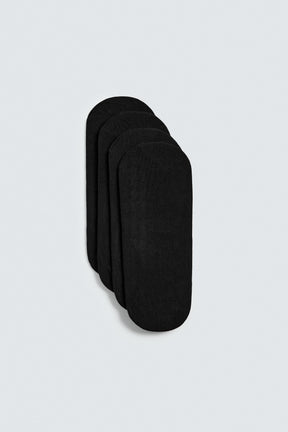BASIC PACK OF 4 NO-SHOW SOCKS - Image 1