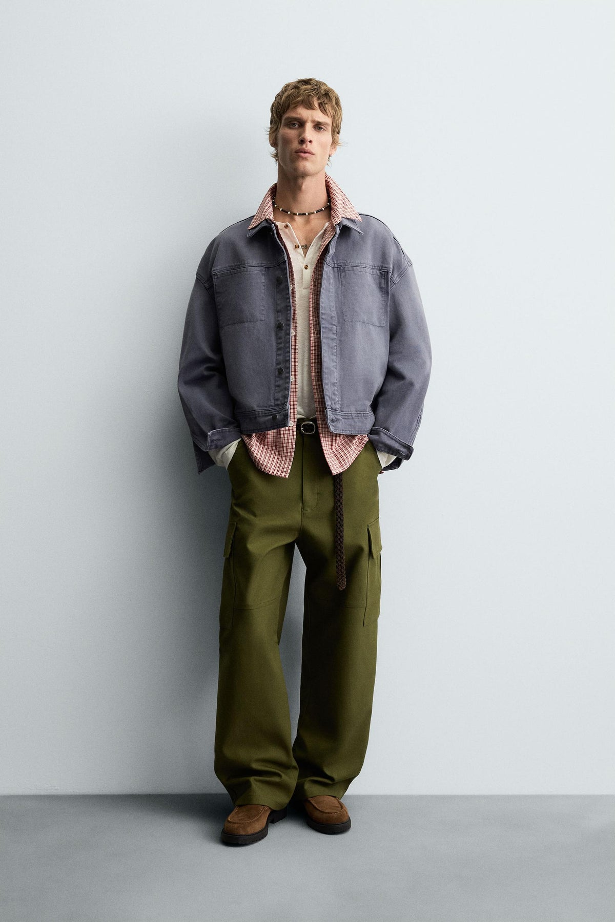 BOXY FIT WASHED JACKET - Image 1