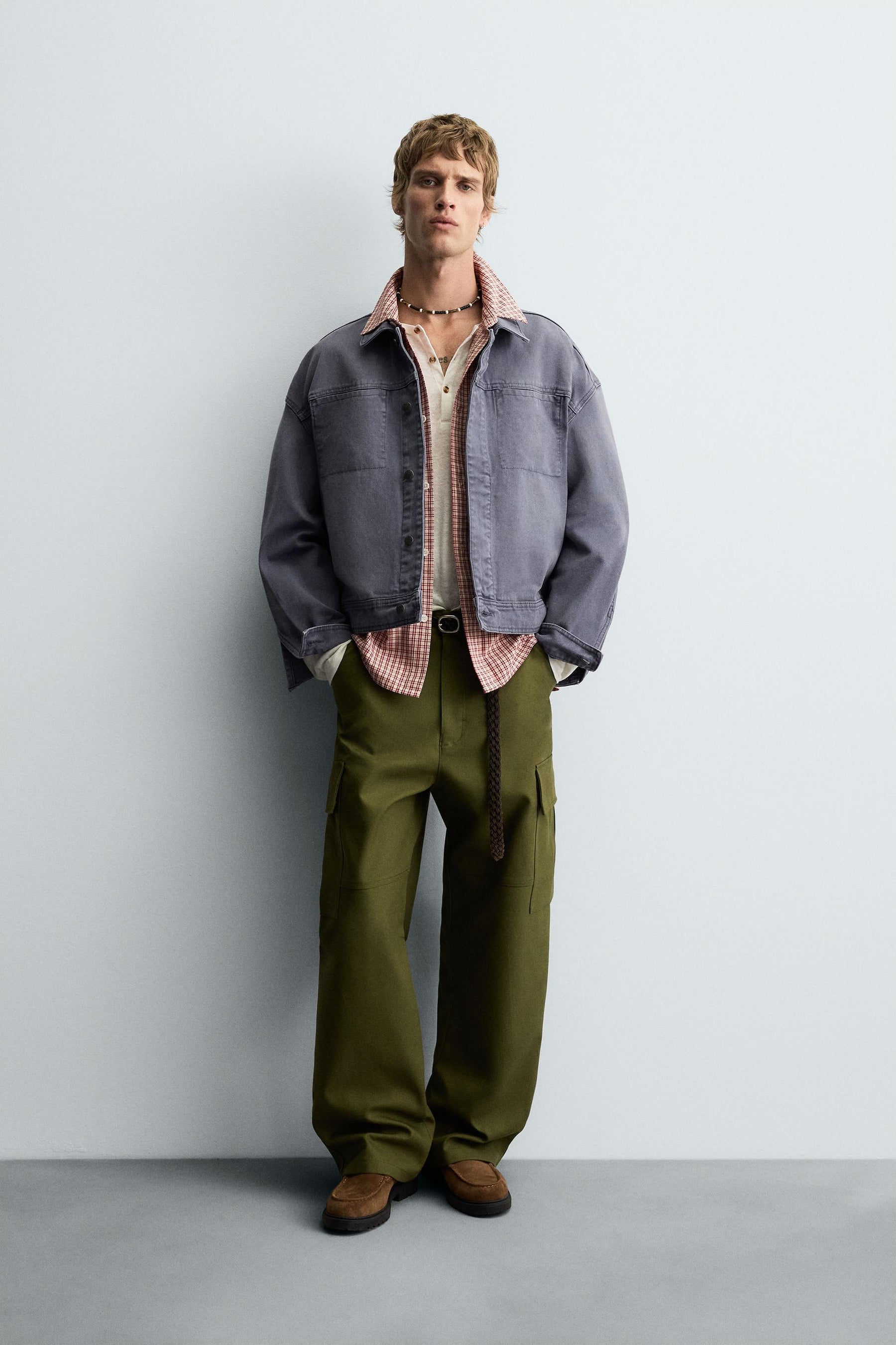 BOXY FIT WASHED JACKET - Image 1