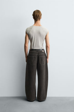 TWIST SEAM RELAXED FIT TROUSERS - Image 3