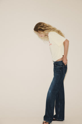 Washed-effect T-shirt