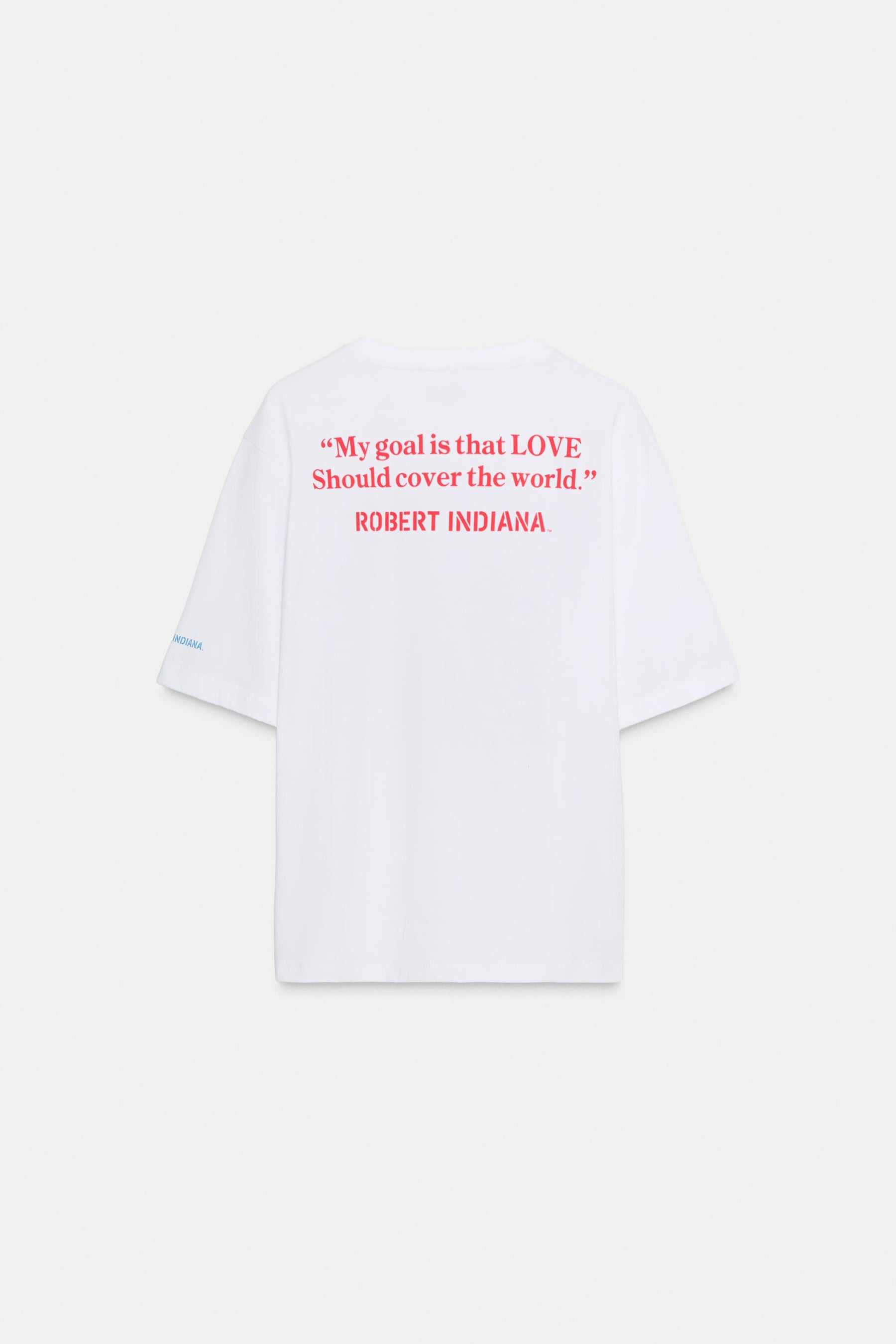 CONTRAST SLOGAN SHIRT
