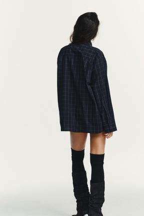 Poplin Shirt with Square