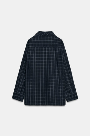 Poplin Shirt with Square