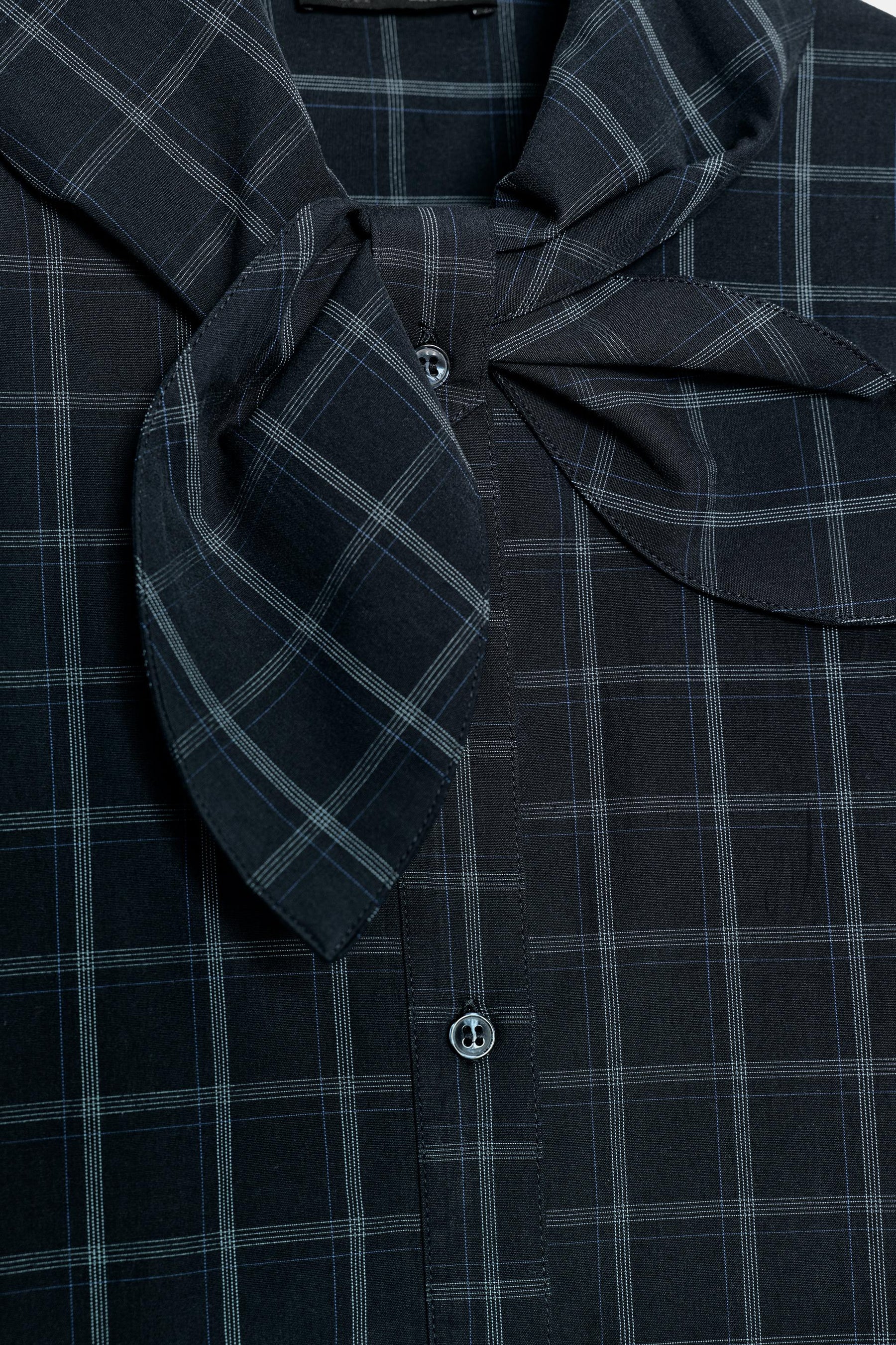 Poplin Shirt with Square