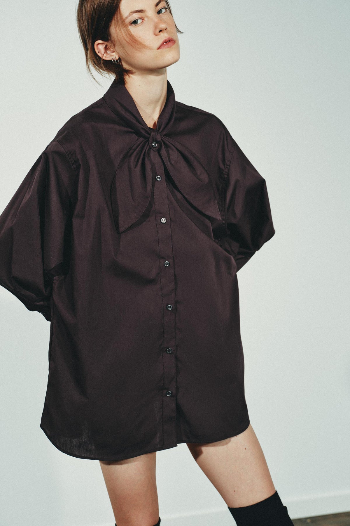 Poplin Neckerchief Shirt