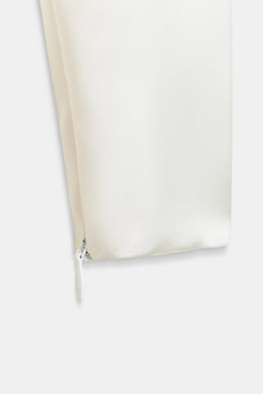 Satin Shirt with Bow