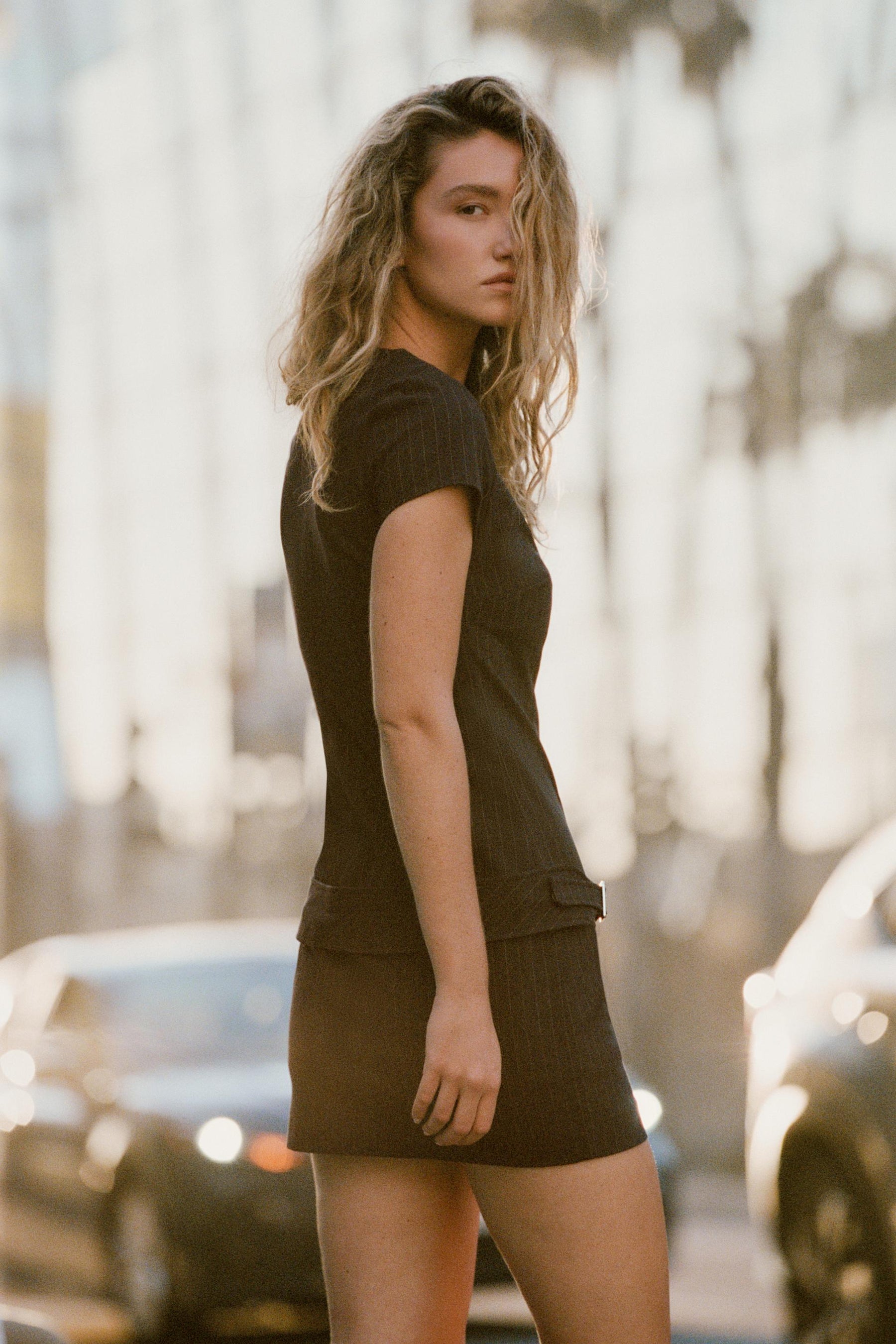 BELTED MINI DRESS - Image 3