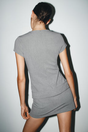 BELTED SHORT DRESS - Image 5