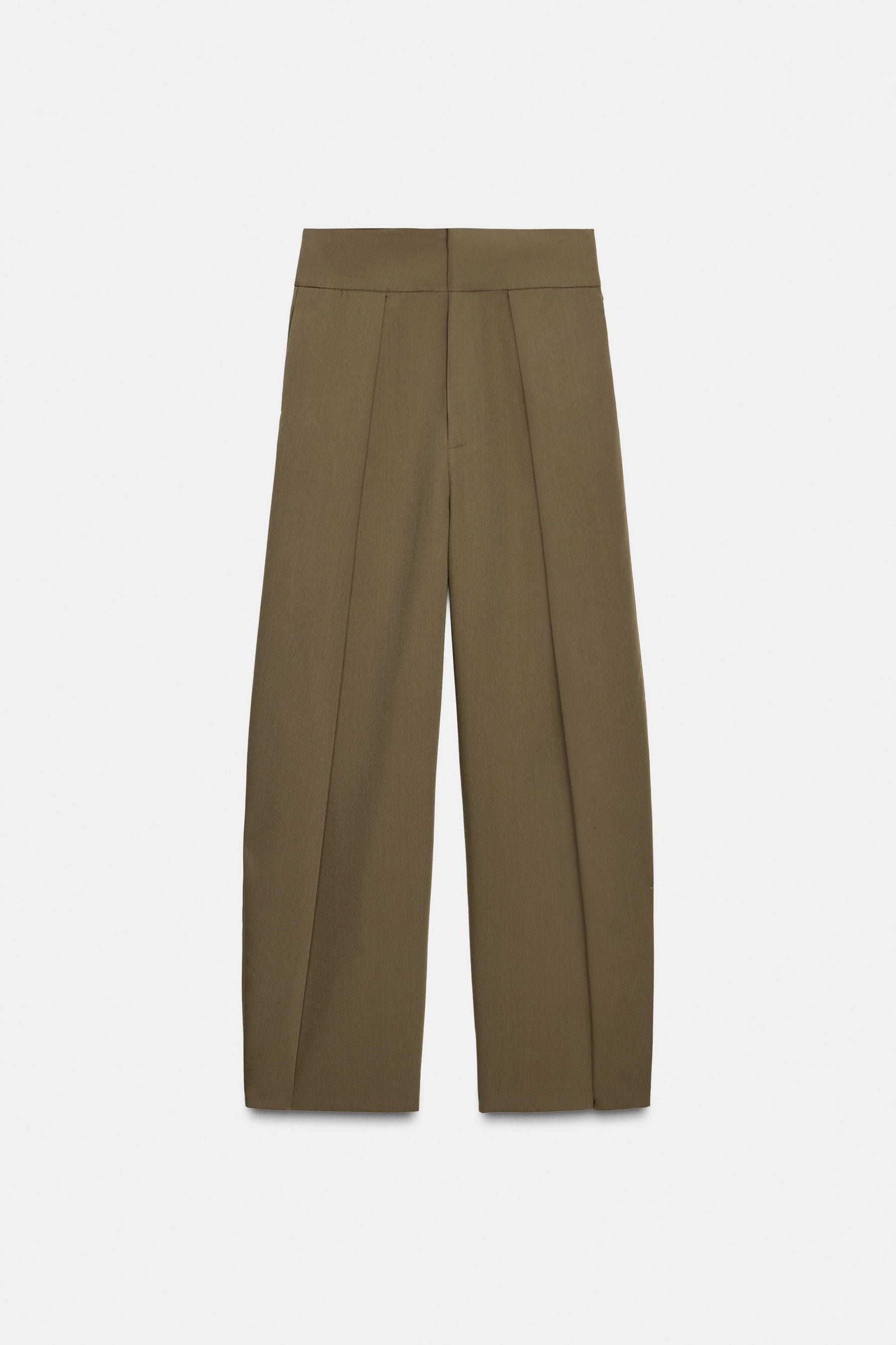 Pleated balloon trousers