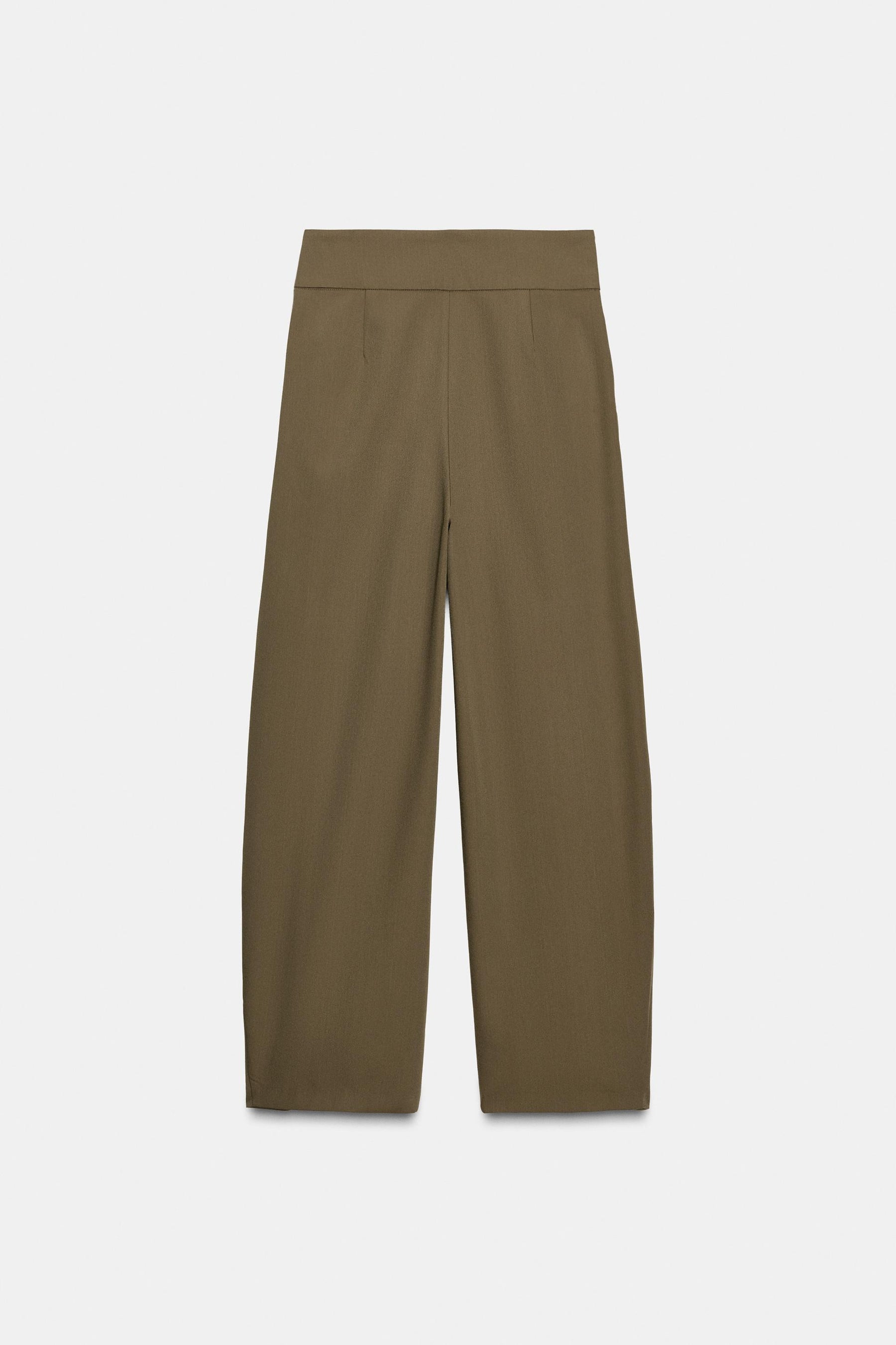 Pleated balloon trousers