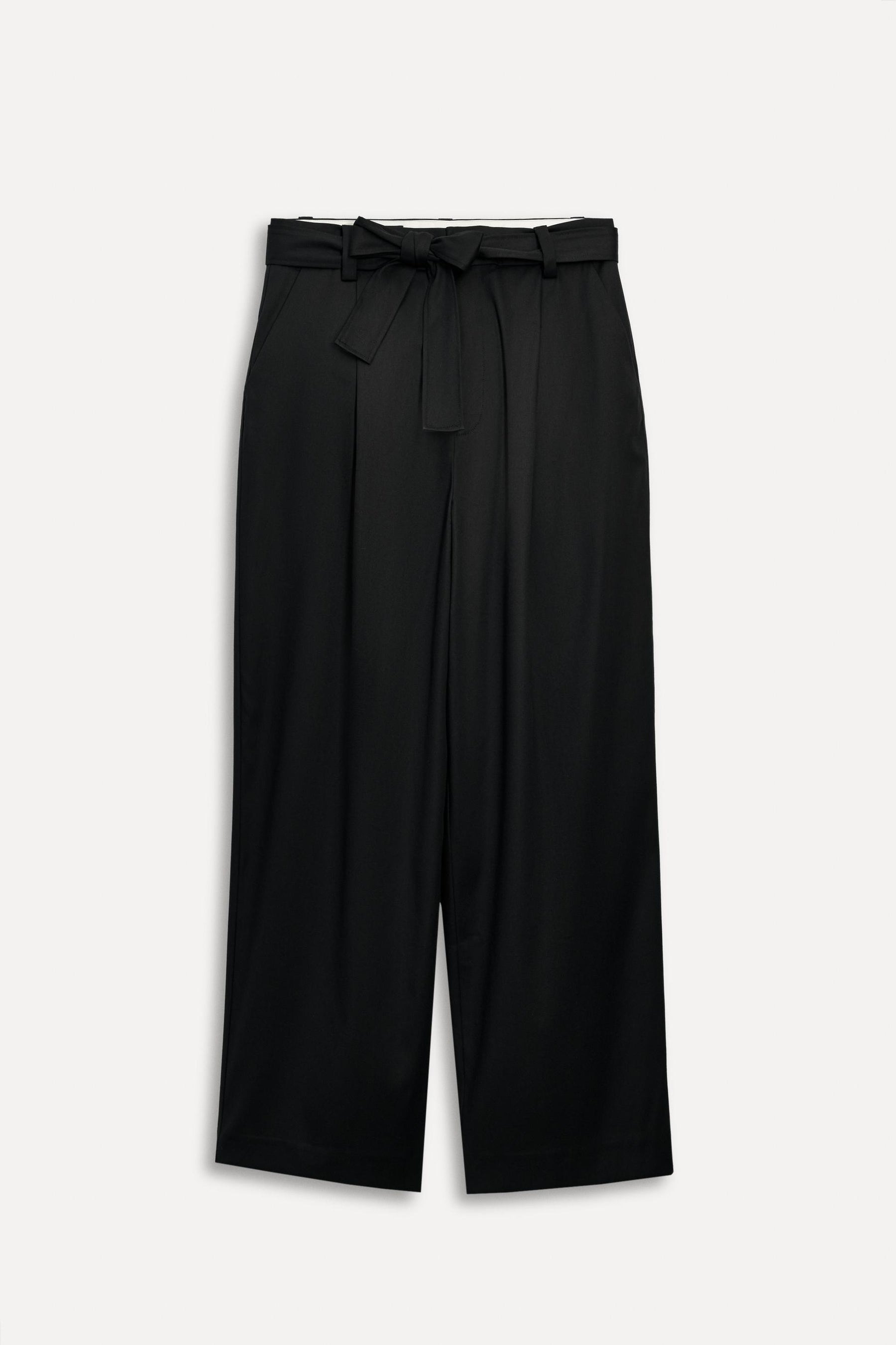 Wool Trousers with Belt