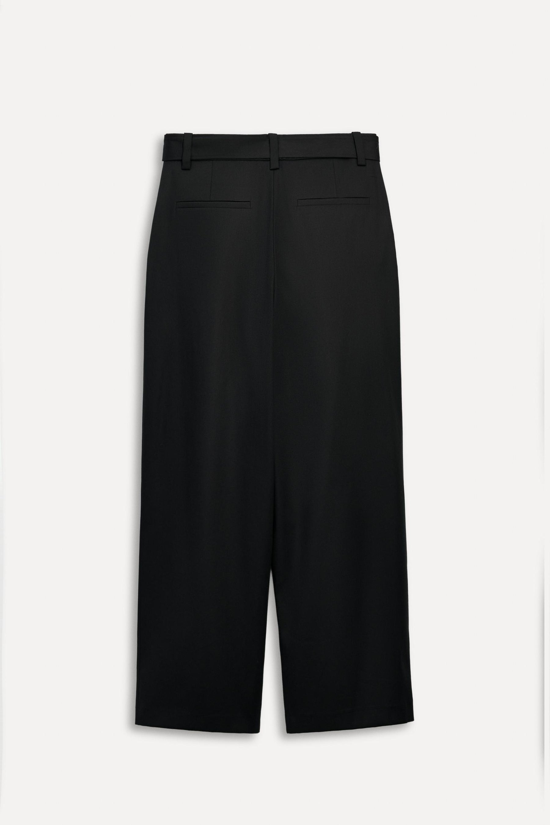 Wool Trousers with Belt