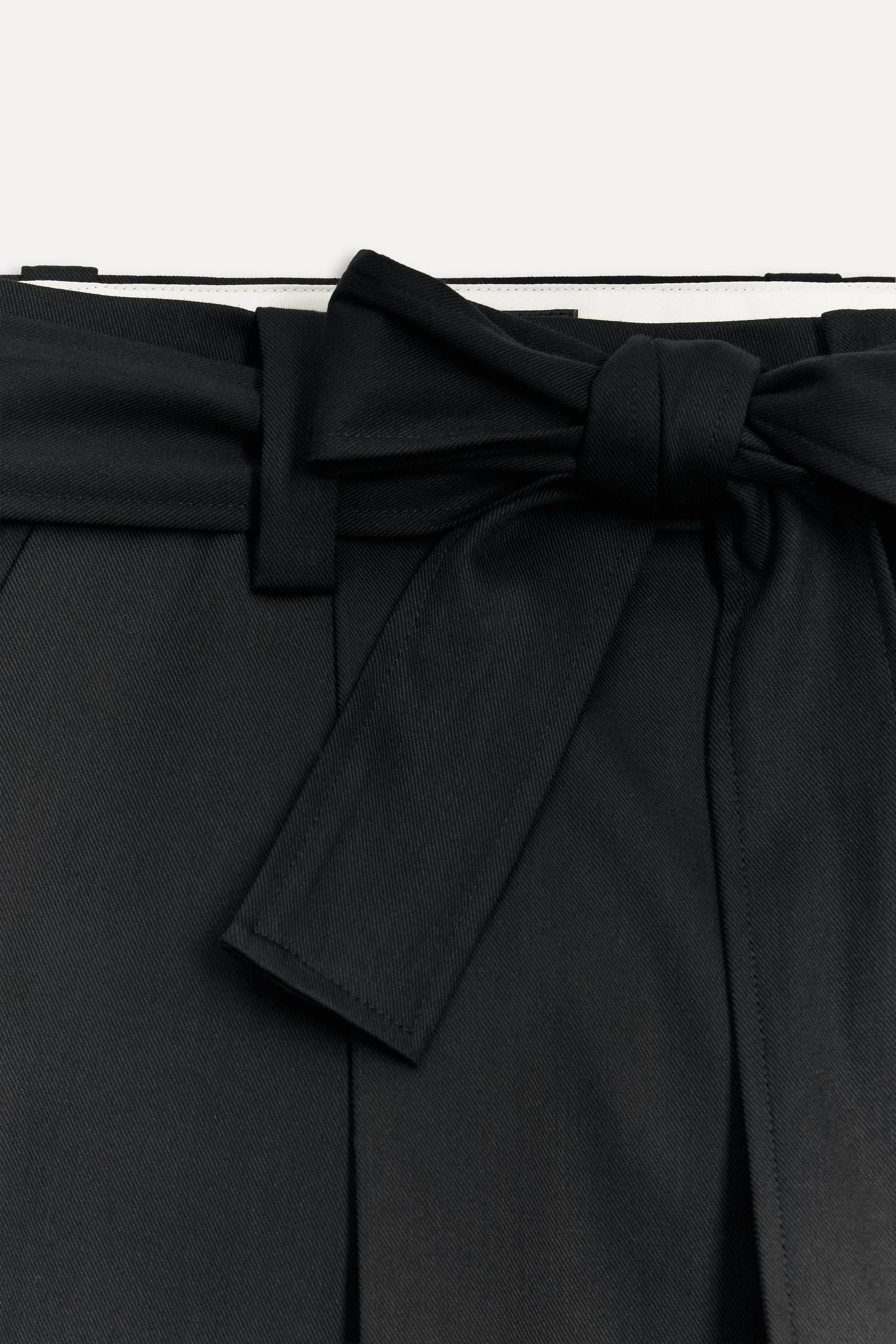 Wool Trousers with Belt