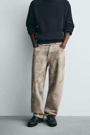 ABSTRACT PRINTED BALLOON FIT TROUSERS - Image 2