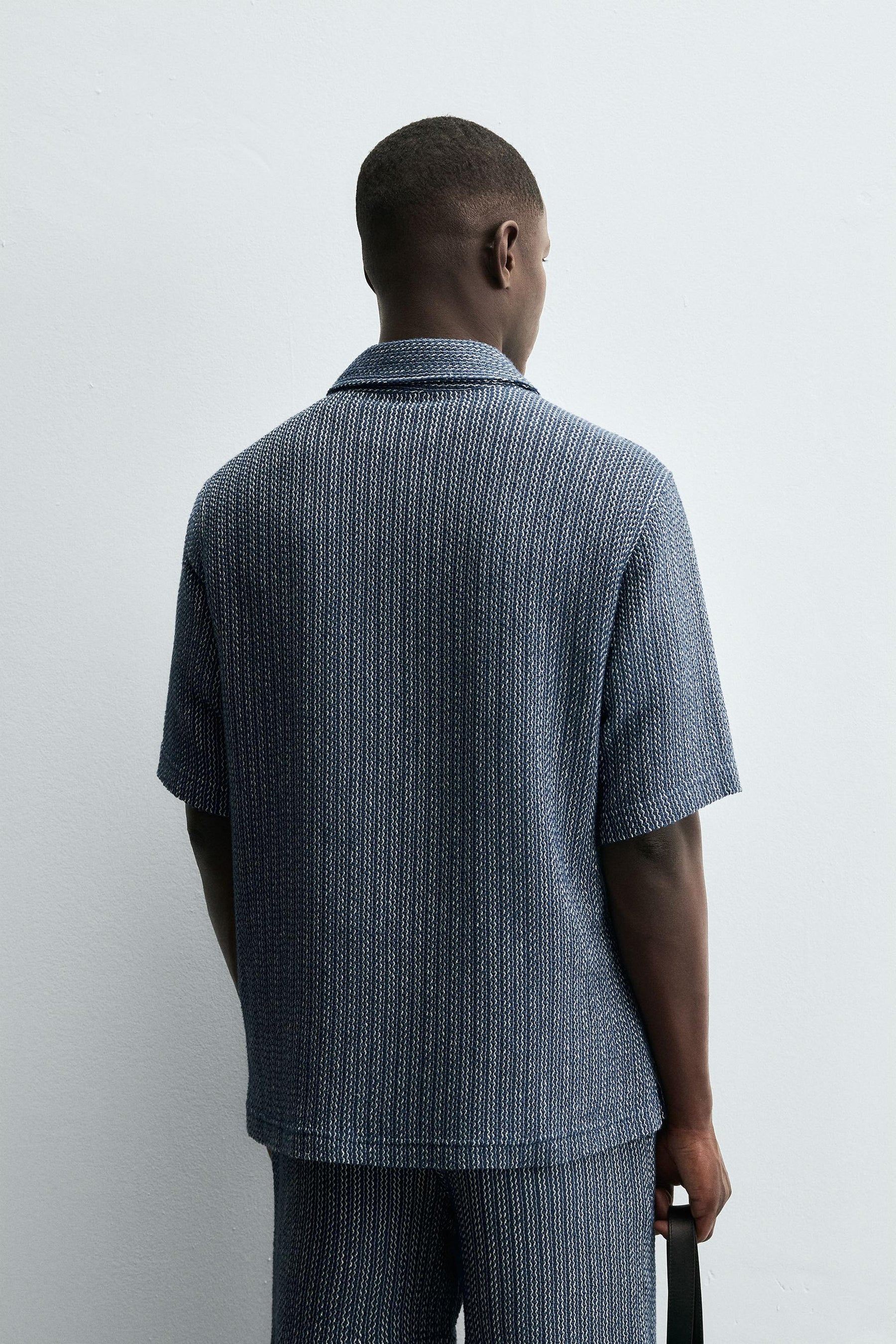 TEXTURED POLO SHIRT - Image 3