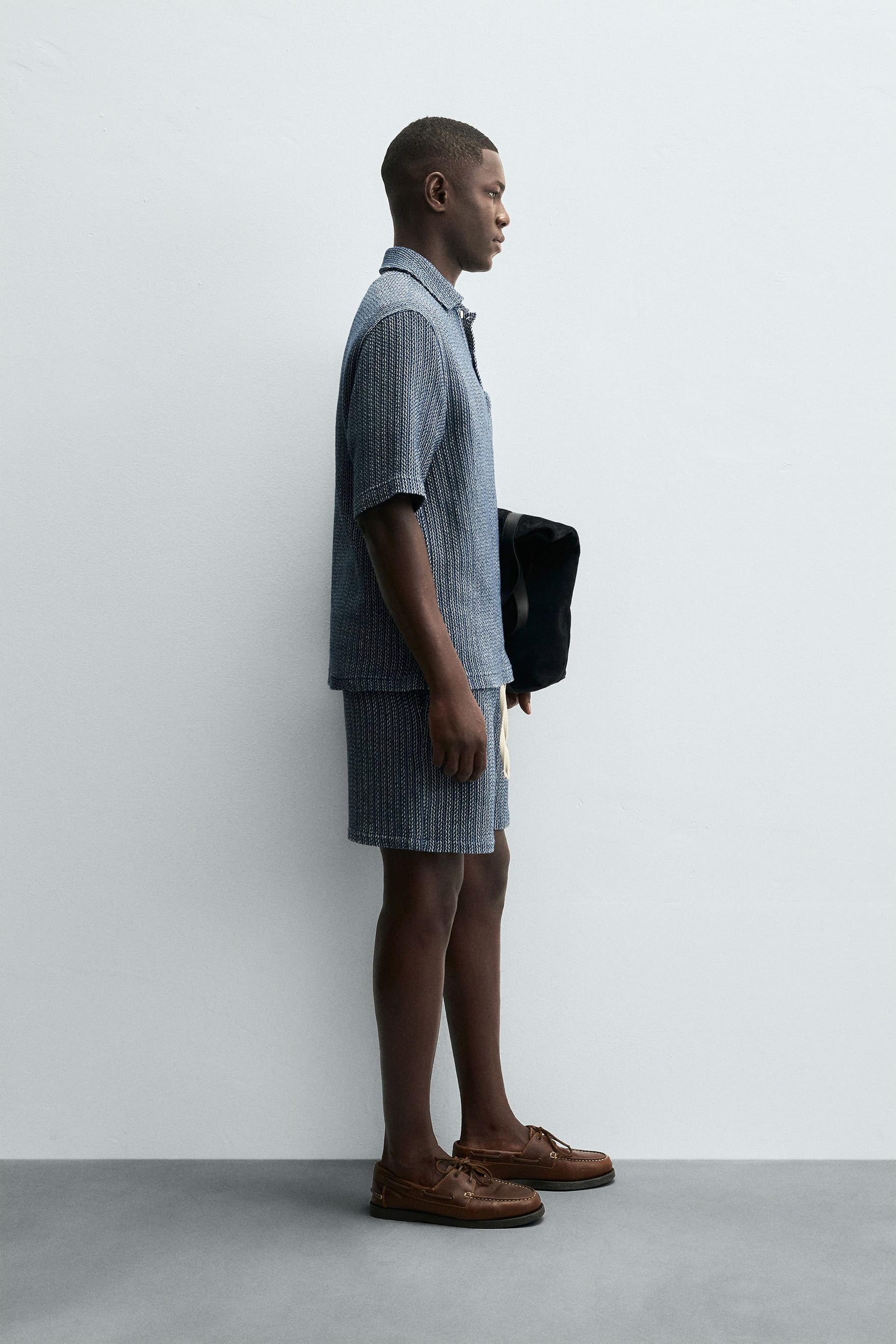 TEXTURED POLO SHIRT - Image 4