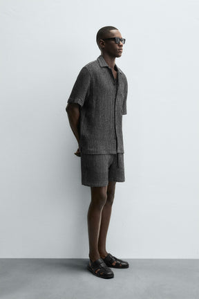 TEXTURED JACQUARD SHIRT - Image 4