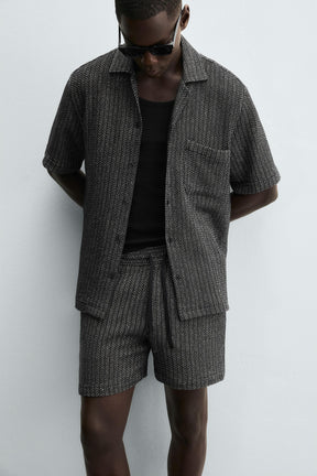 TEXTURED JACQUARD SHIRT - Image 5