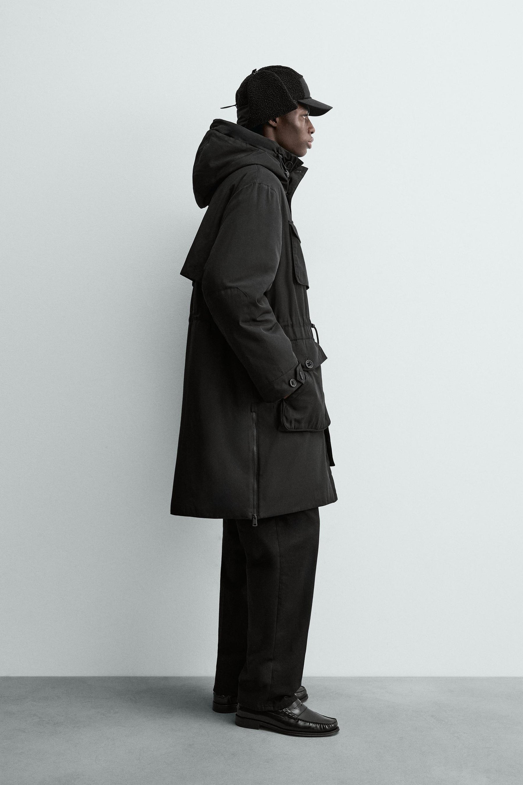 WATER-REPELLENT PADDED TECHNICAL PARKA - Image 3
