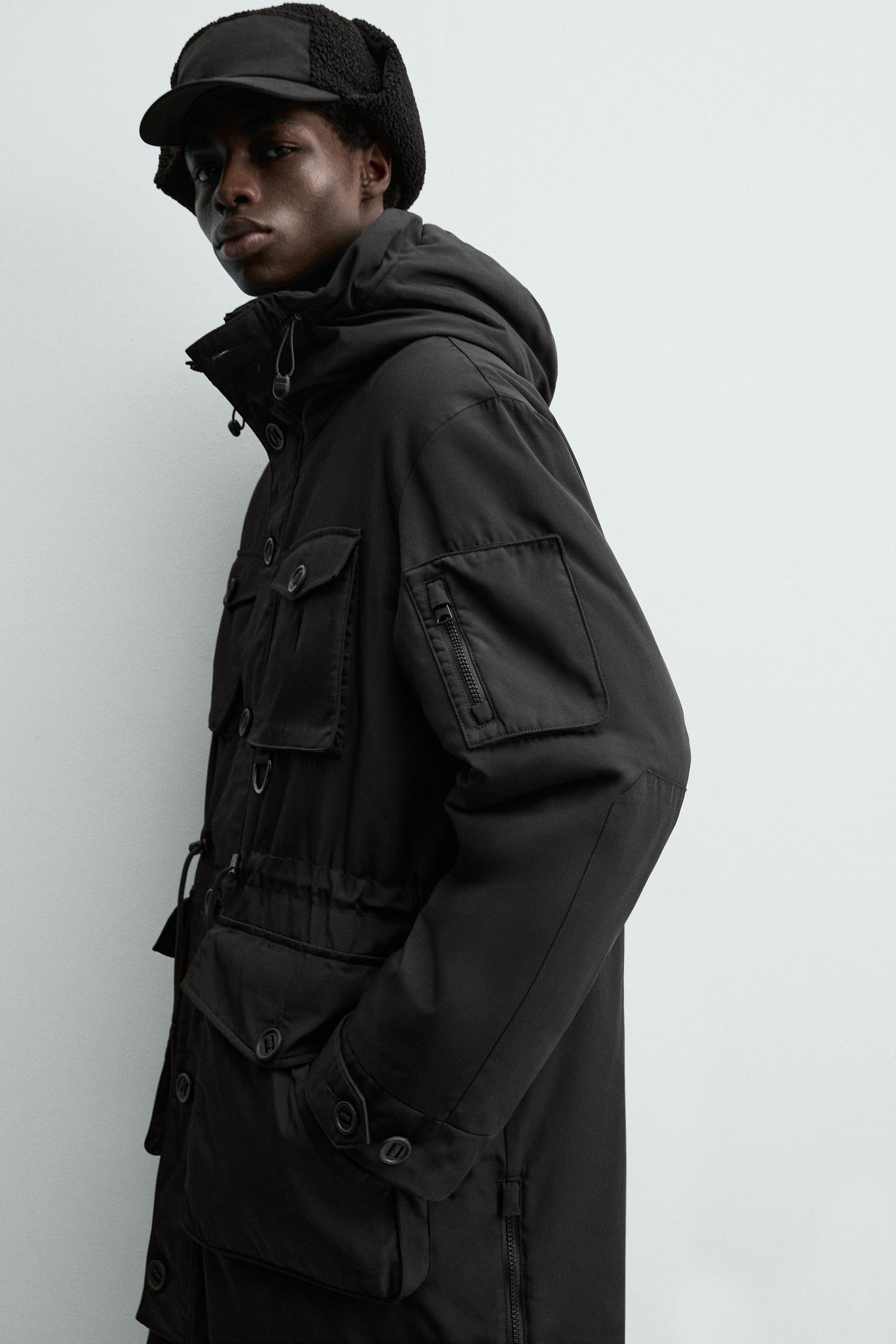 WATER-REPELLENT PADDED TECHNICAL PARKA - Image 5