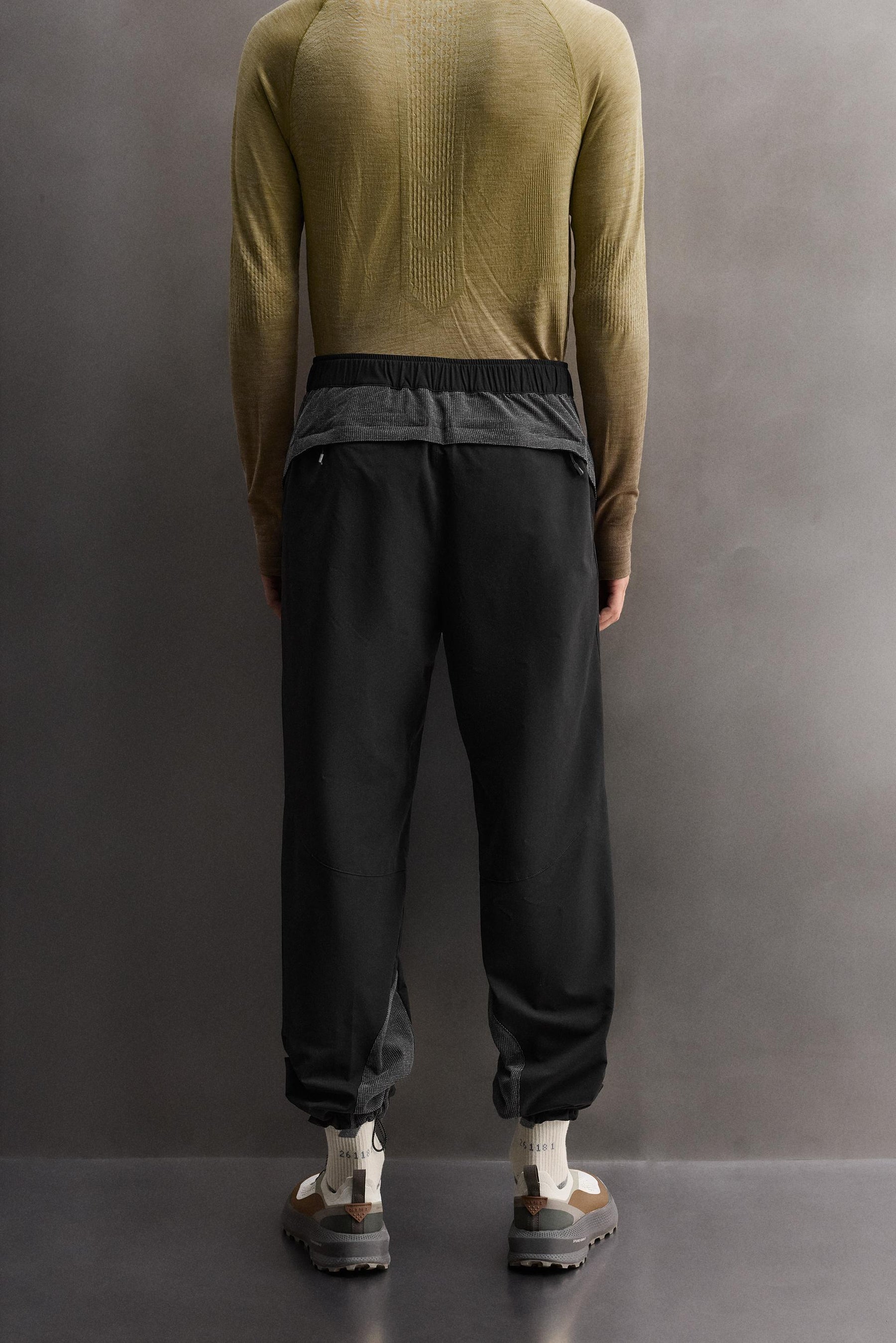 TECHNICAL TROUSERS WITH BELT - Image 2