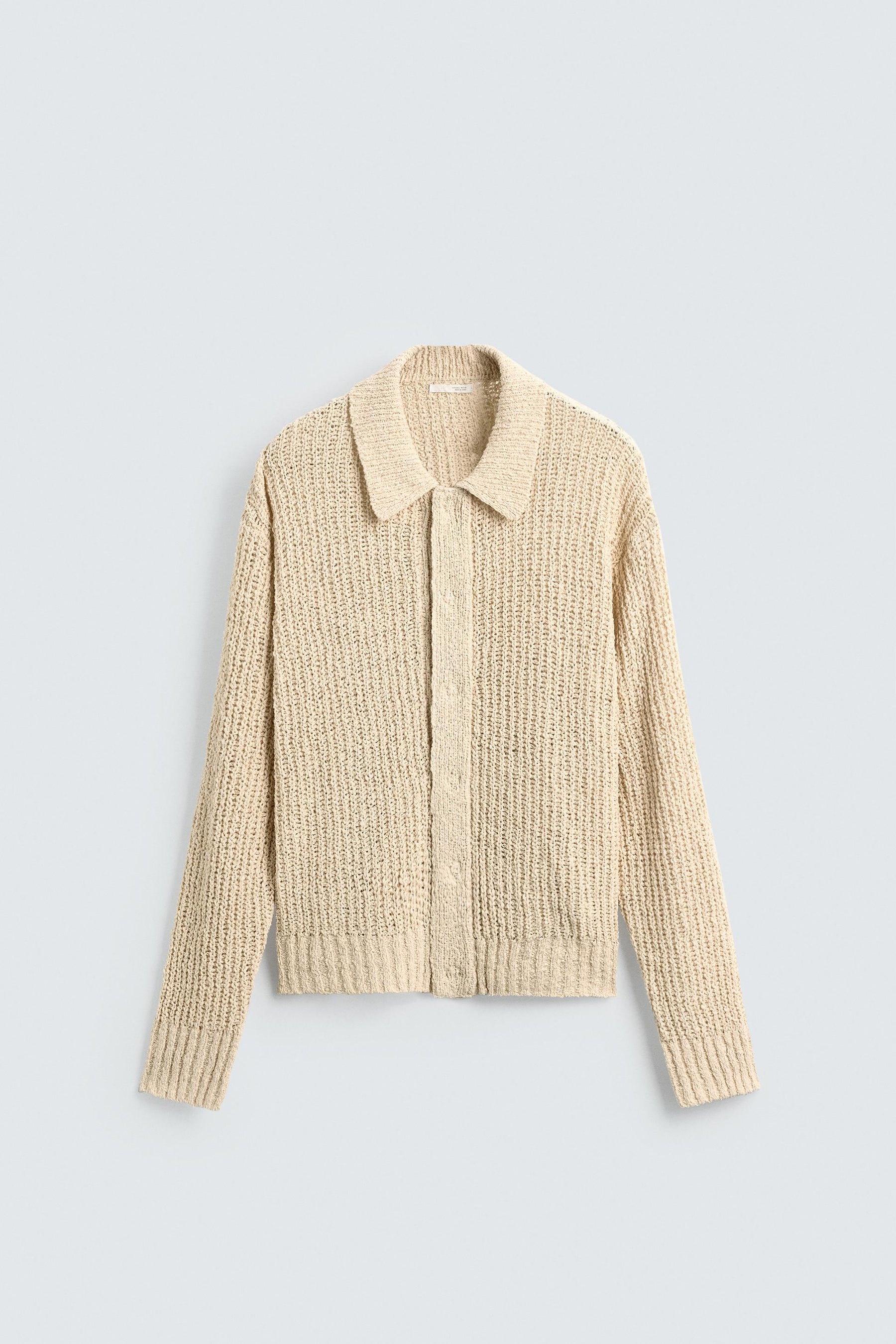TEXTURED KNIT CARDIGAN - Image 8