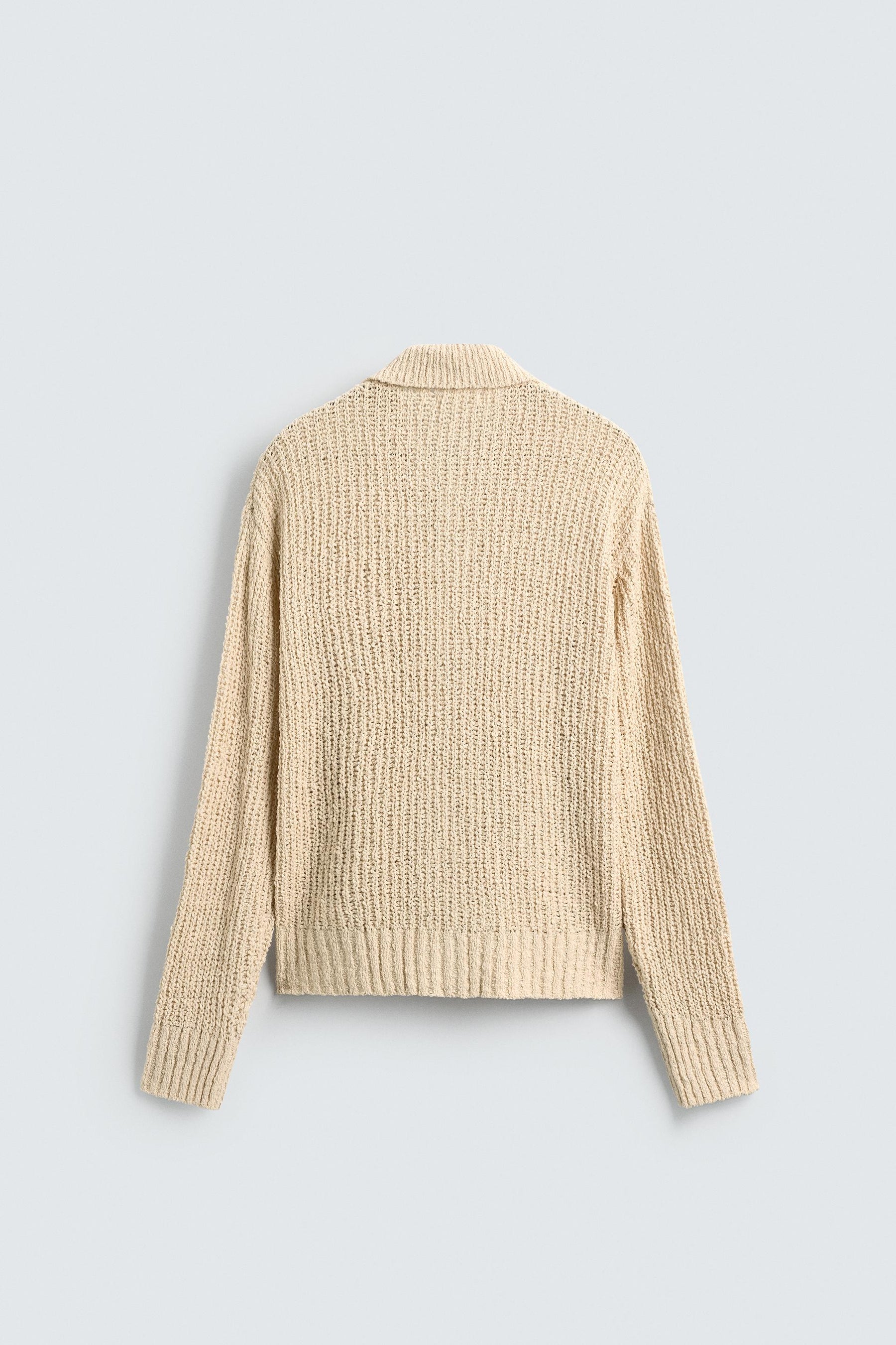 TEXTURED KNIT CARDIGAN - Image 9