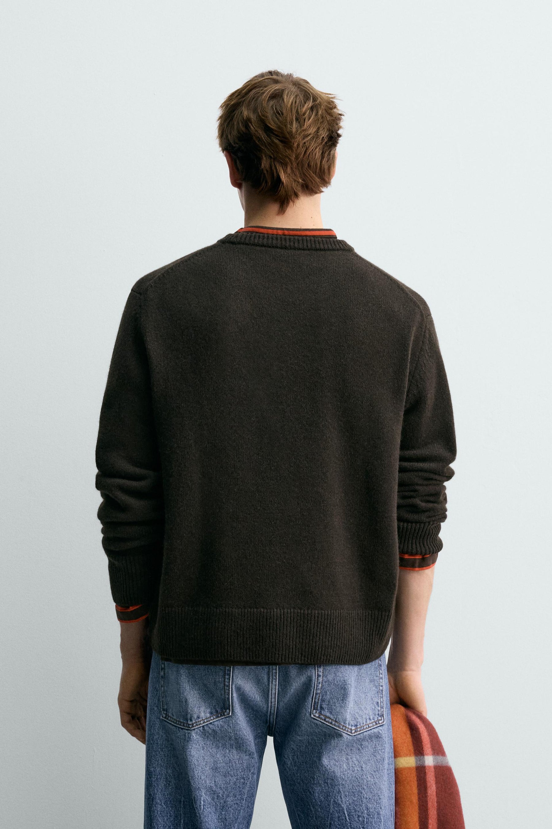 WOOL - CASHMERE JUMPER AARON LEVINE X - Image 3