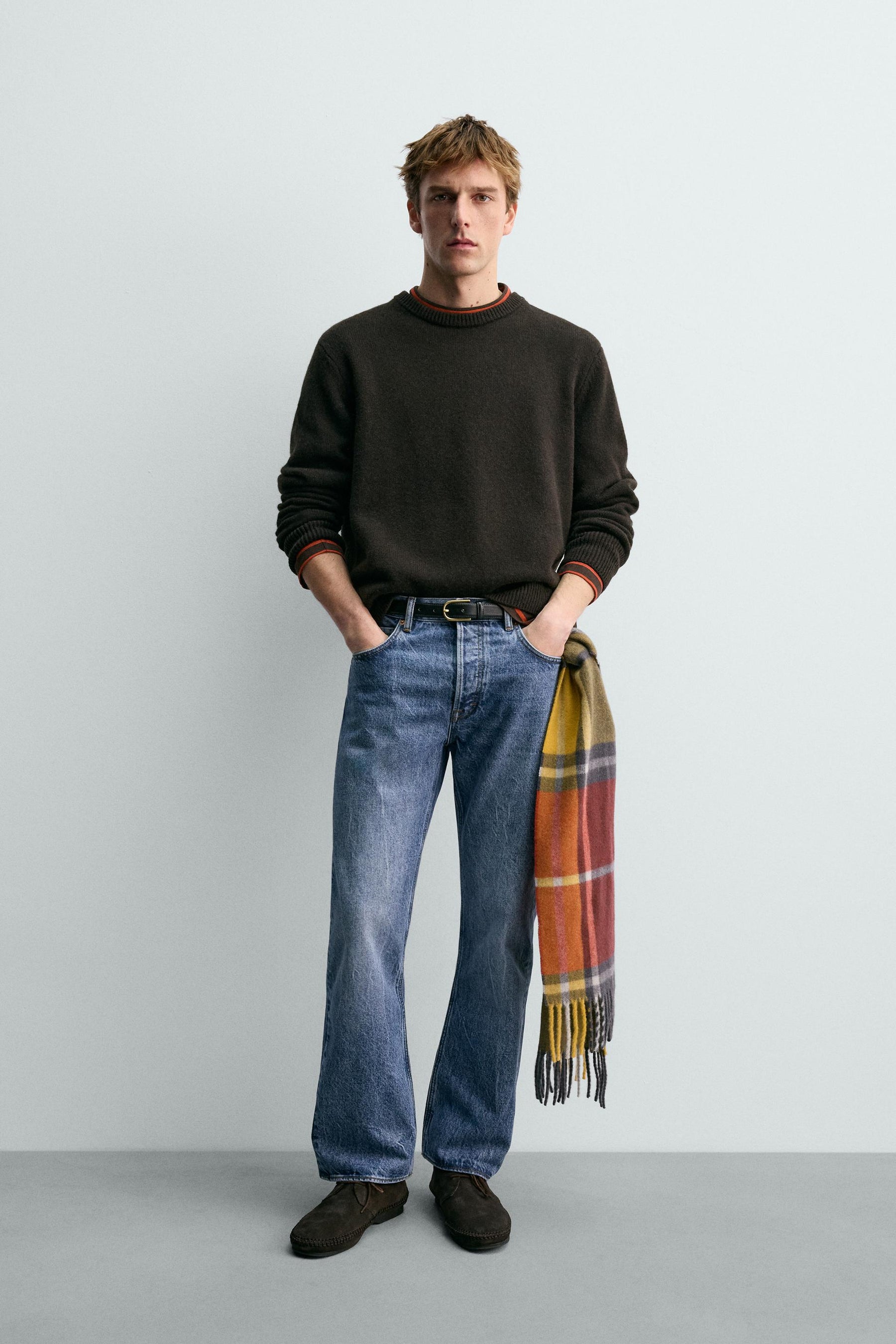 WOOL - CASHMERE JUMPER AARON LEVINE X - Image 1