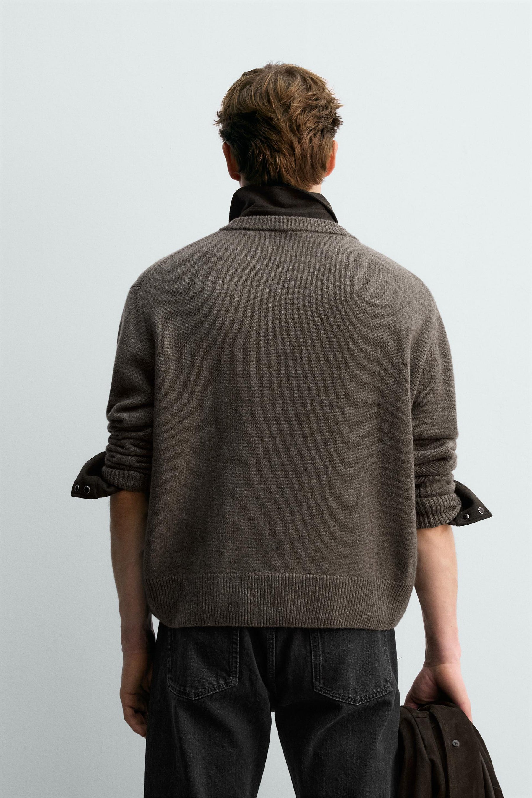 WOOL - CASHMERE JUMPER AARON LEVINE X - Image 3