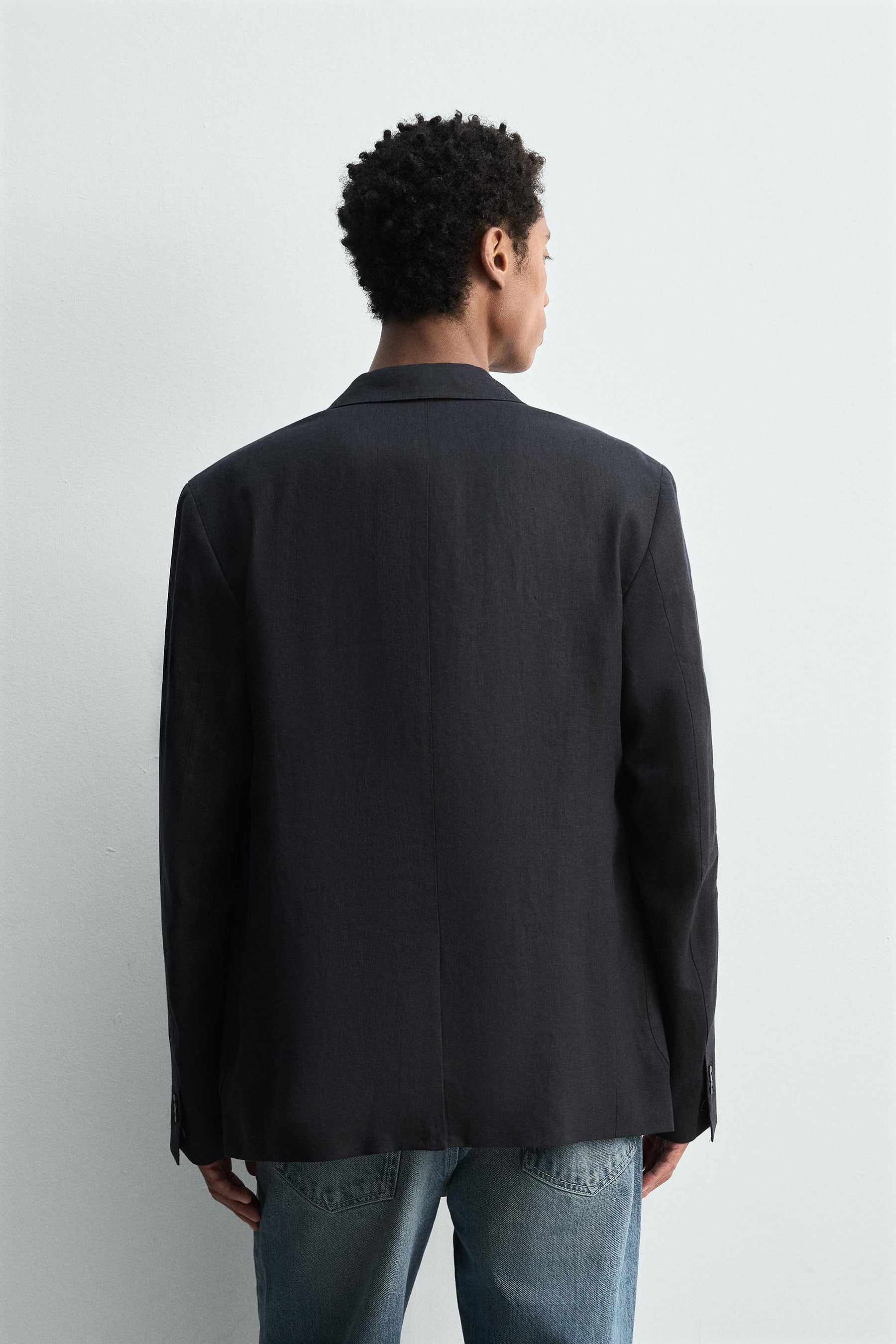 100% LINEN SUIT BLAZER - Image 3