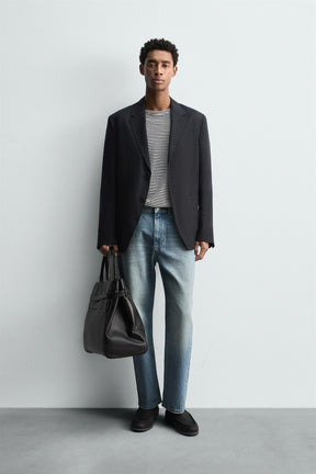 100% LINEN SUIT BLAZER - Image 1