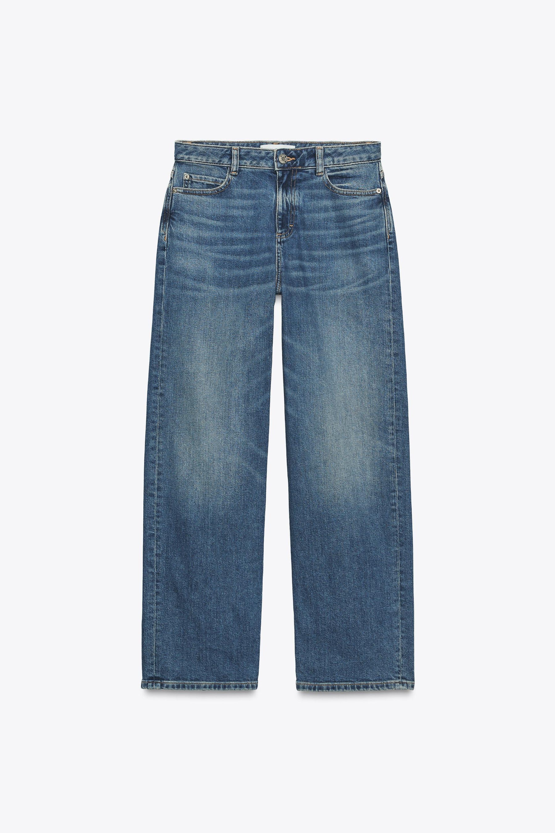STRAIGHT LOOSE MID-WAIST JEANS