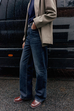 Straight High-Waist Full Length