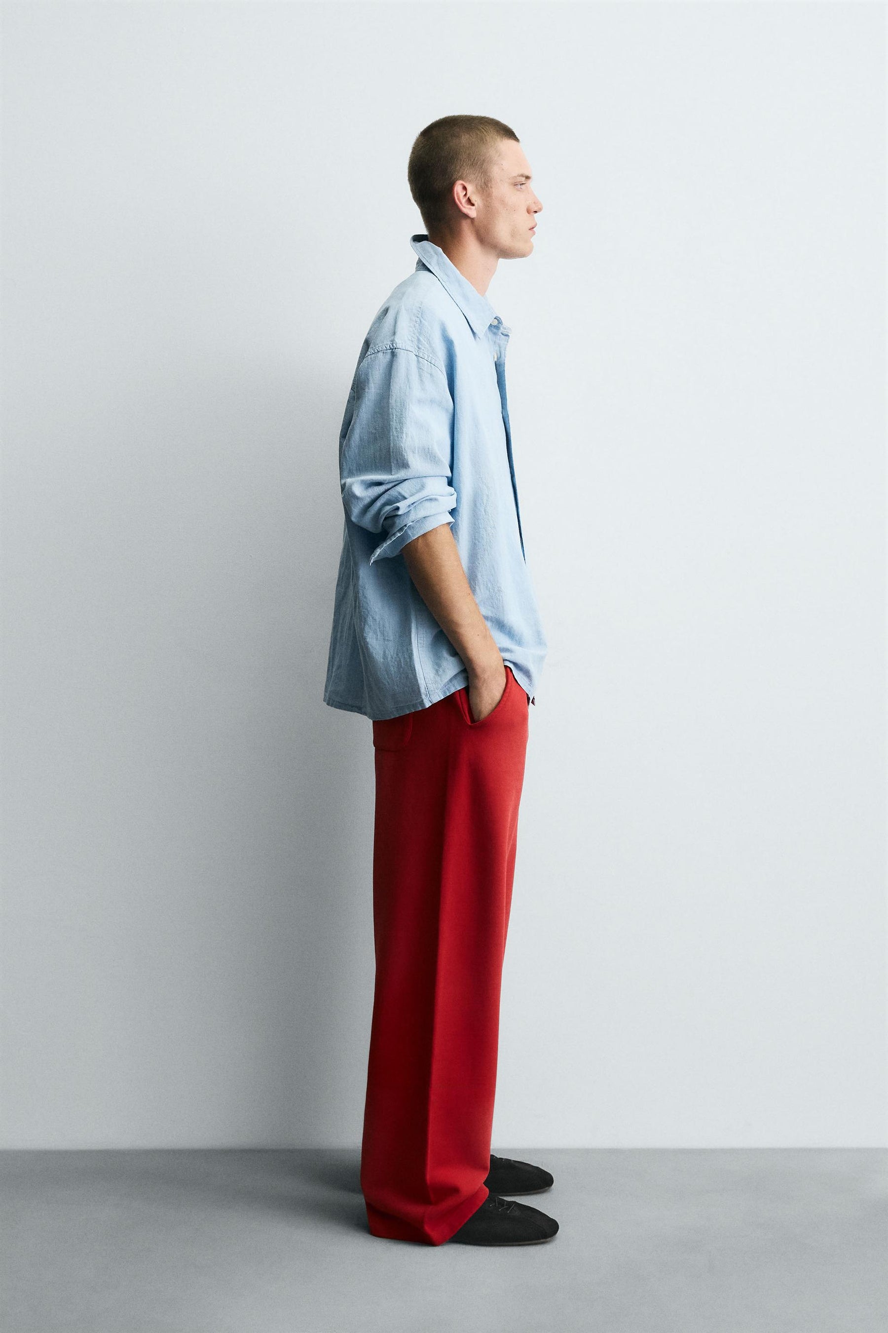SPRAY WASH TROUSERS - Image 4