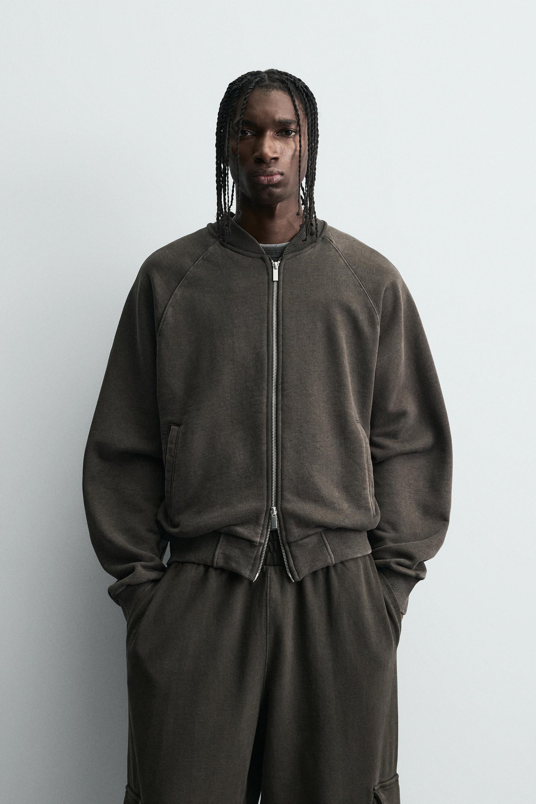 WASHED BOMBER JACKET - Image 2