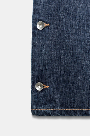 Baggy mid-waist jeans with