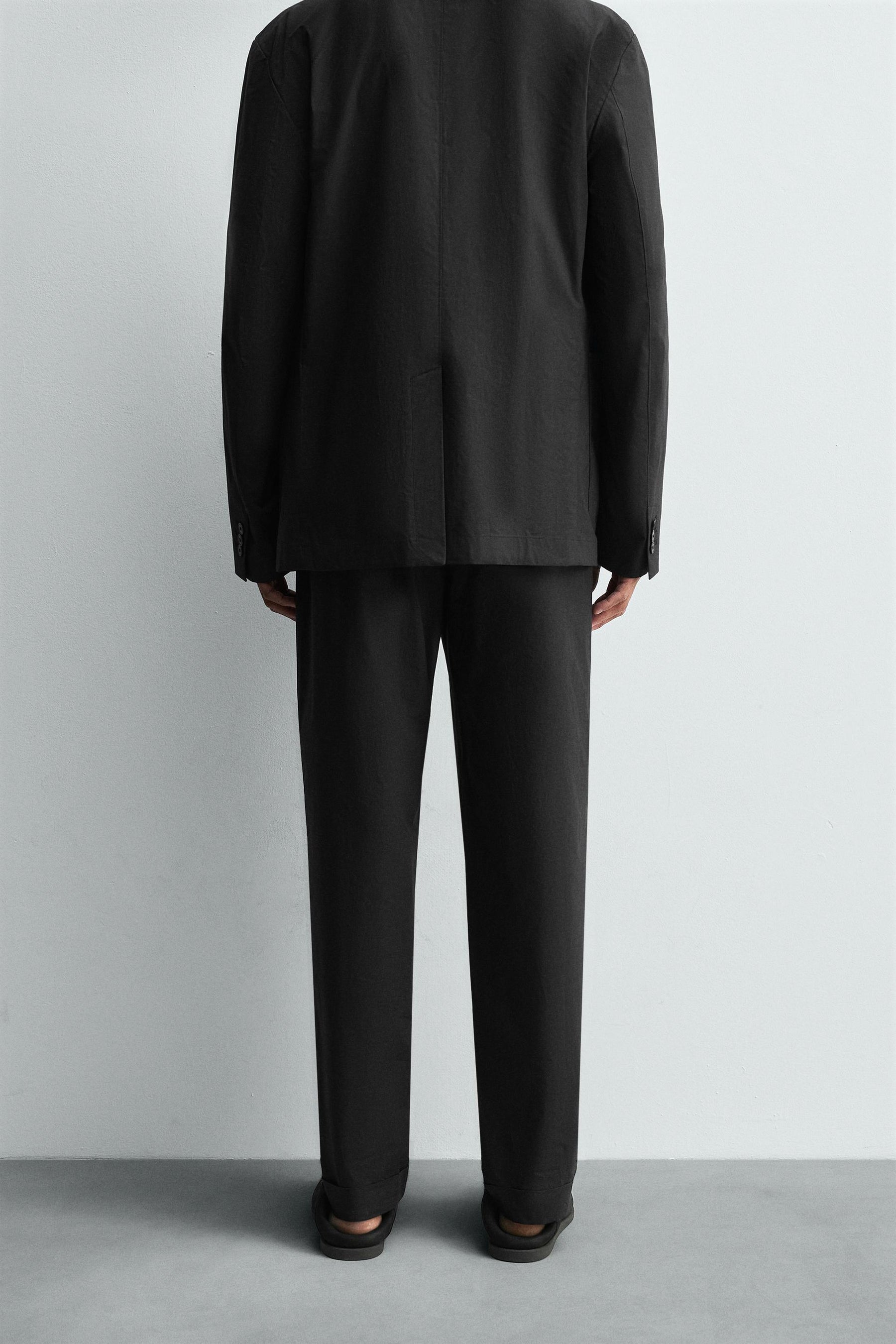 POPLIN SUIT TROUSERS - Image 3