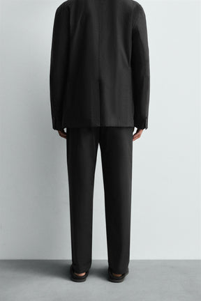 POPLIN SUIT TROUSERS - Image 3