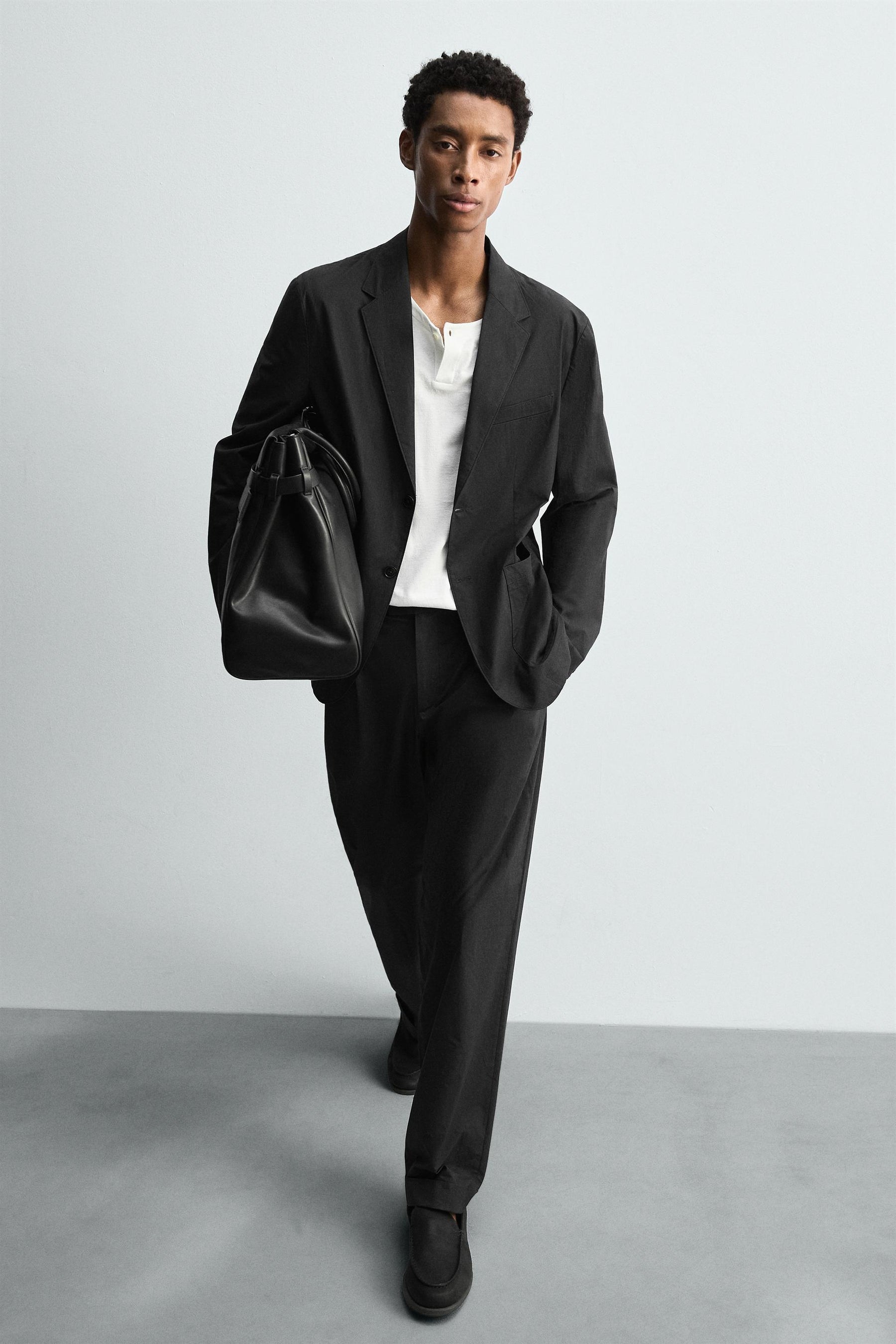 POPLIN SUIT TROUSERS - Image 5