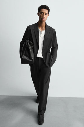 POPLIN SUIT TROUSERS - Image 5