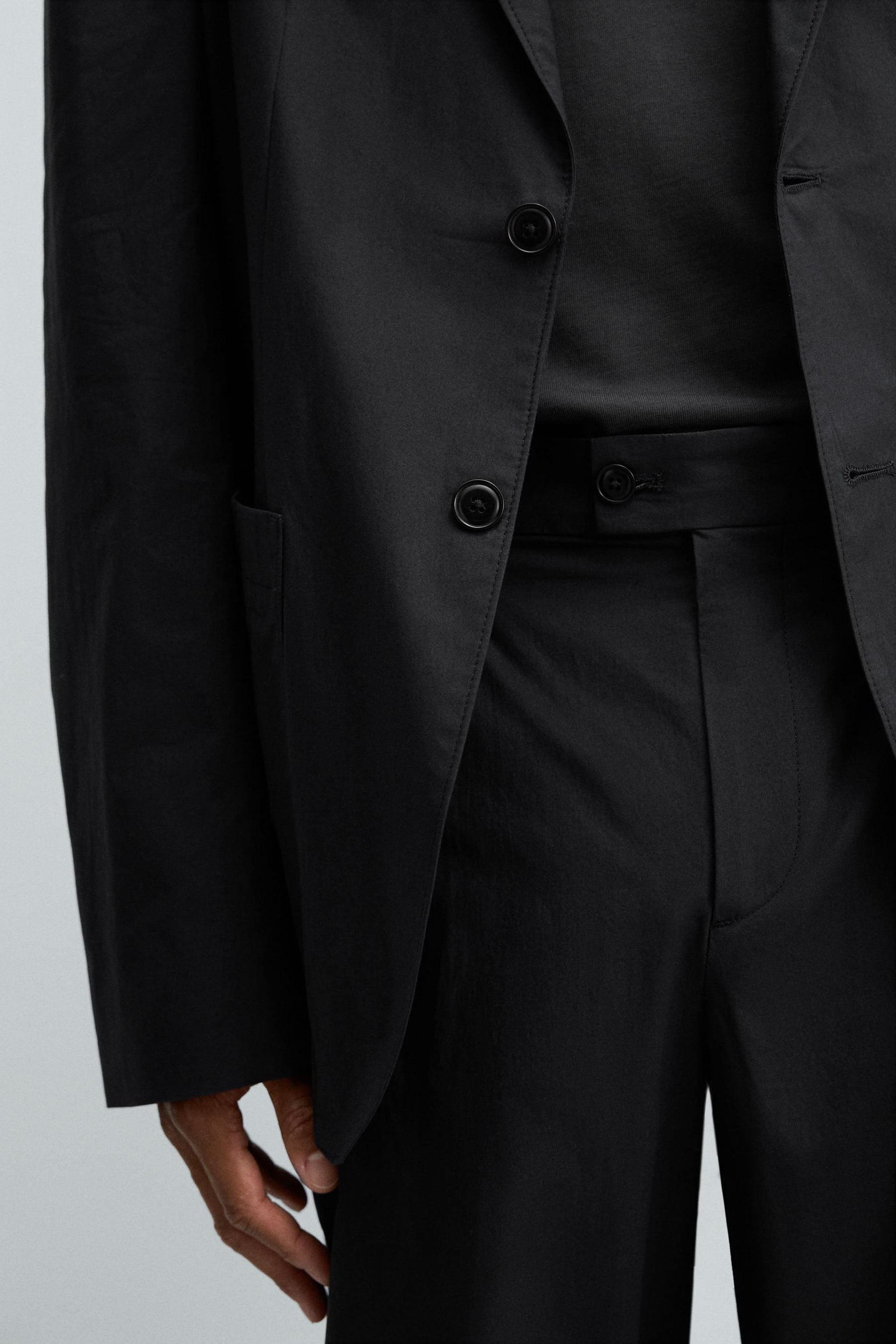 POPLIN SUIT TROUSERS - Image 6