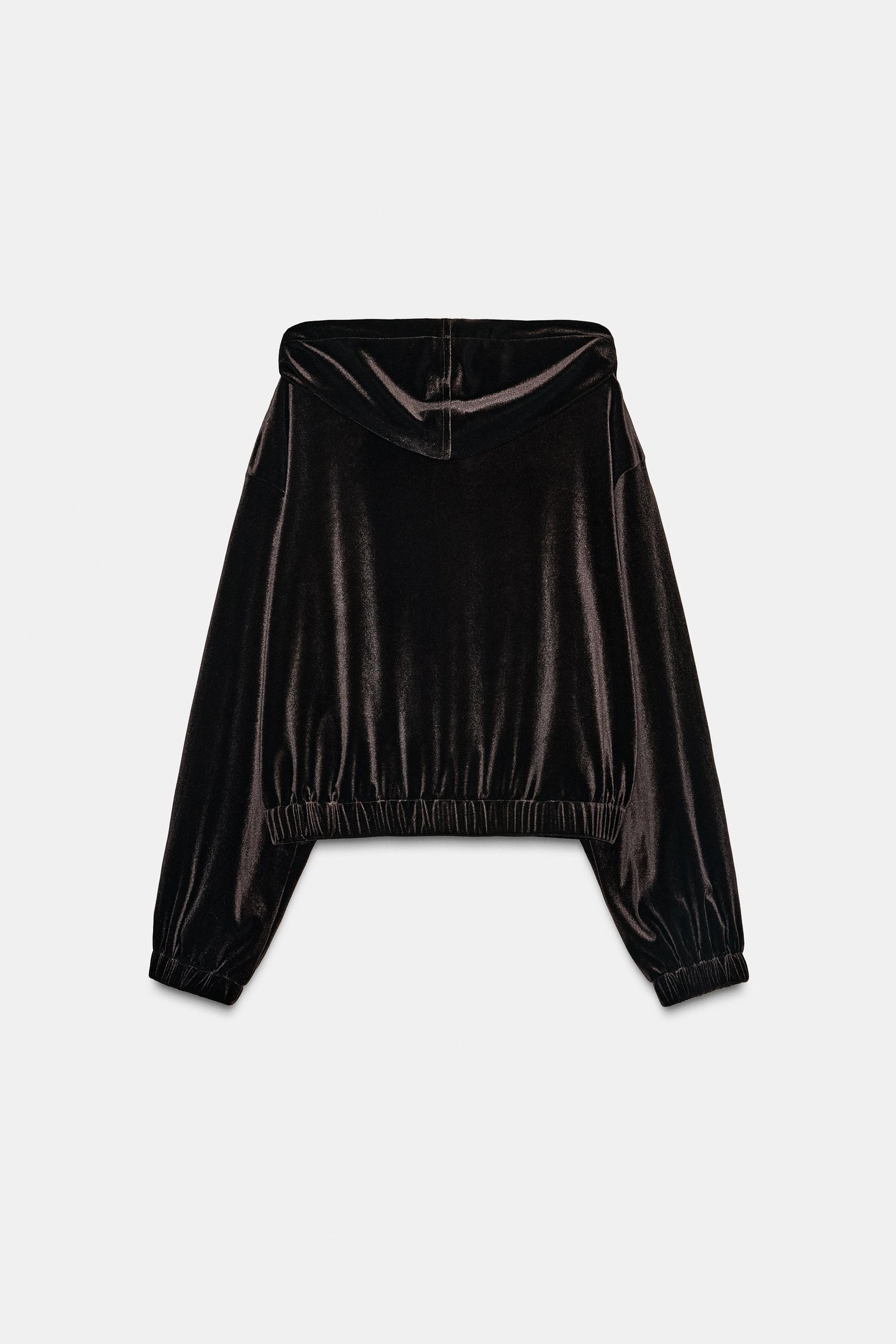 Velvet Hoodie Jacket