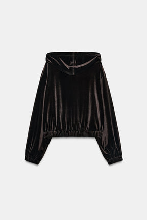 Velvet Hoodie Jacket