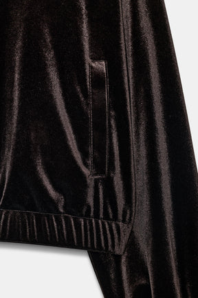 VELVET HOODIE JACKET - Image 7